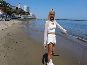 女よりも女らしいシーメール 一ノ瀬ラム 初めての温泉アナルFUCK　サンプル画像06